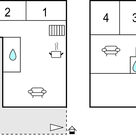 Hébergement de vacances 4 Bedroom Lovely In *